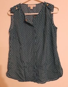 MICHAEL Michael Kors Turquoise & Black Blouse 6